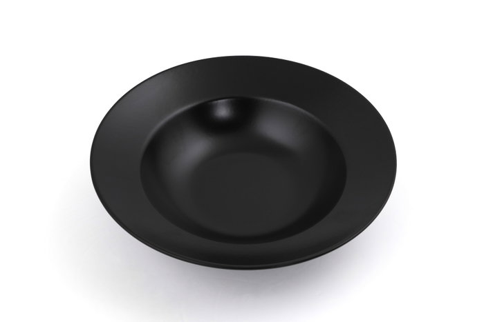 Hermia Plato de Servicio de Gres Cerámico Negro 26x26x8 cm Hermia Plato de Servicio de Gres Cerámico Negro 26x26x8 cm